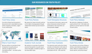 The new resource section of youthpolicy.org