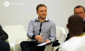 Alex from our team, while facilitating a thematic session on legal frameworks. Photo by Emad Karim.